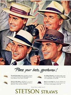 mens 1950s hat styles 50s hats fiftiesweb