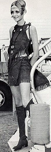 Twiggy 1960s hippie model