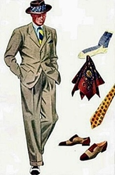 1950s Men's Fashion - see what styles and clothes were popular