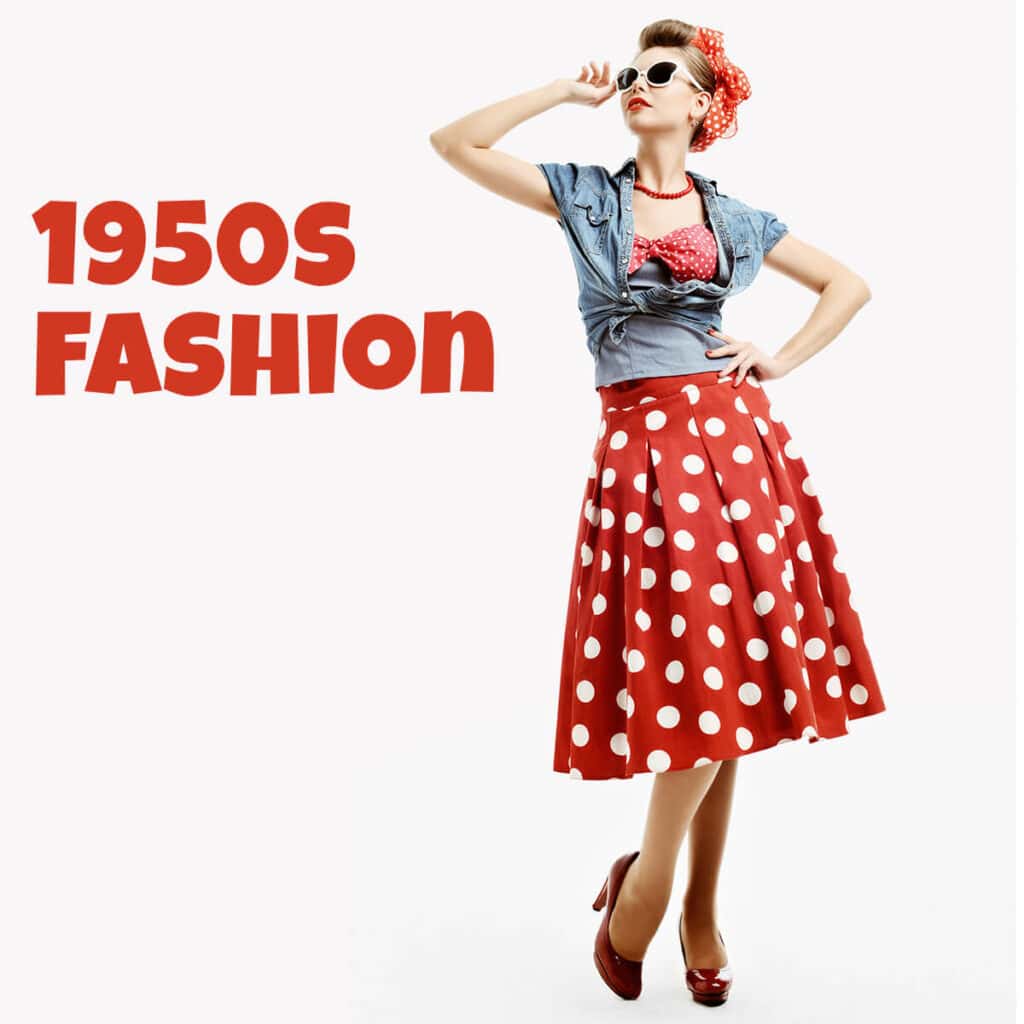 What was the fashion trend in the 1950s?