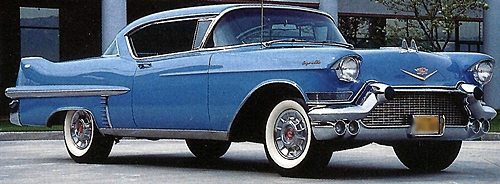 Image result for 1957 cadillac coupe de Ville images