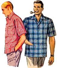 50's men's casual fashion