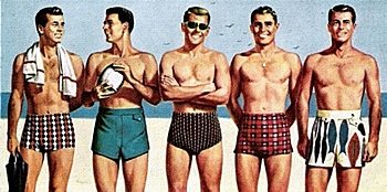 1960's mens bathing suits