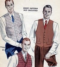 1950's men's casual fashion