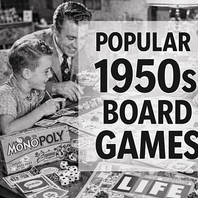 Popular 1950s Board Games – Family Entertainment at Home Photo