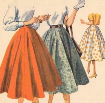 1950s Skirt Styles Photo