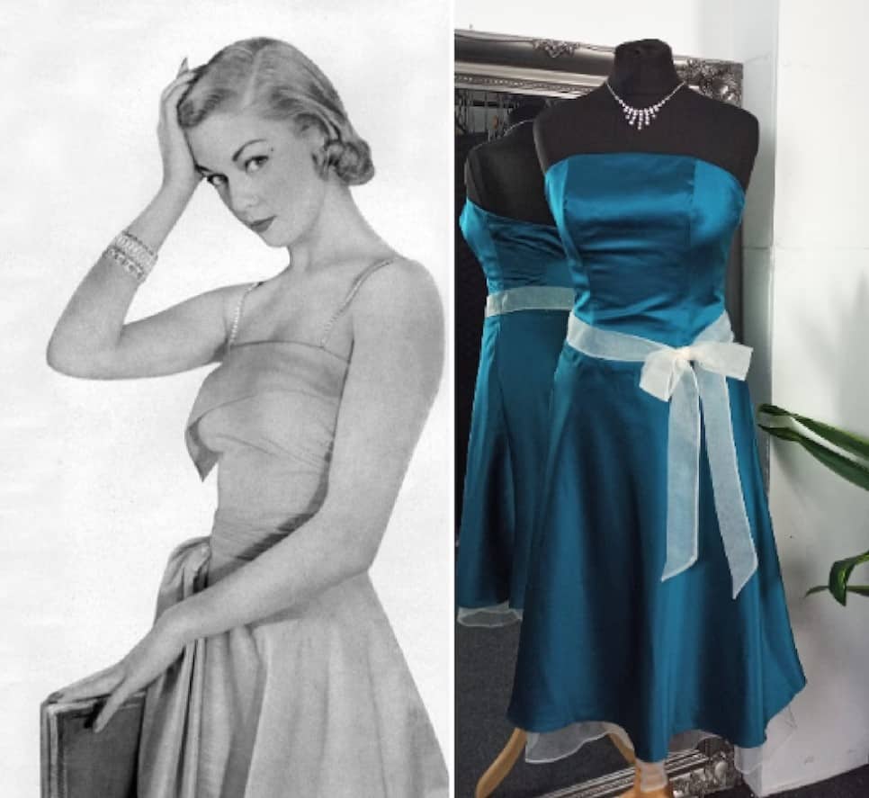 1950s Evening Dresses & Ball Gowns Photo