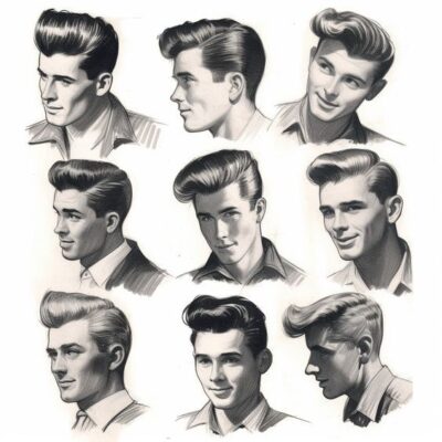 1950s Men's Hairstyles - Retro Cuts and Styles