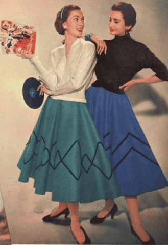 1950s Skirt Styles Photo