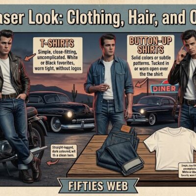 Iconic 1950s Greaser Look: Clothing, Hair, and Outfit Guide Photo