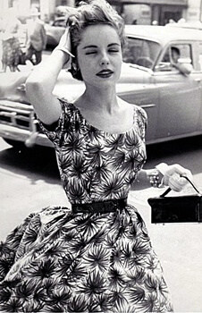 typical 1950's women's dress