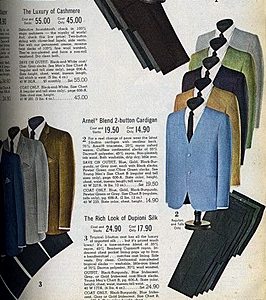 1960s mens suit selections