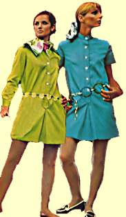 1960s fashion dress