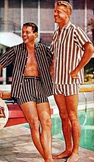 1950s men's swim trunks