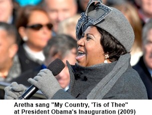 Aretha Franklin is a 1960s music icon