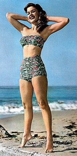 swimsuit from 1950s fashion styles