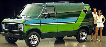 70s vibe Ford Van
