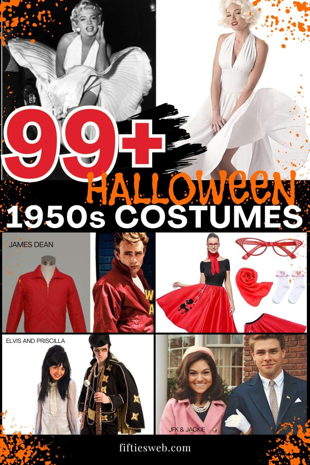 100+ Adult, Kids and Couples 50s Costume Ideas For Halloween (2024) -  Fifities Web