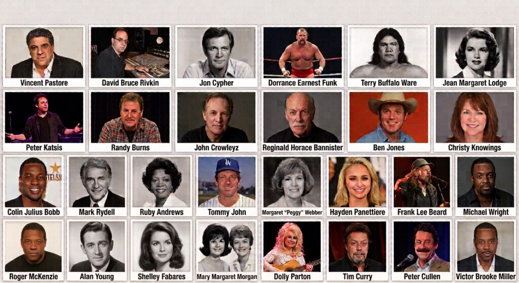 Celebrity Deaths 2026 Photo
