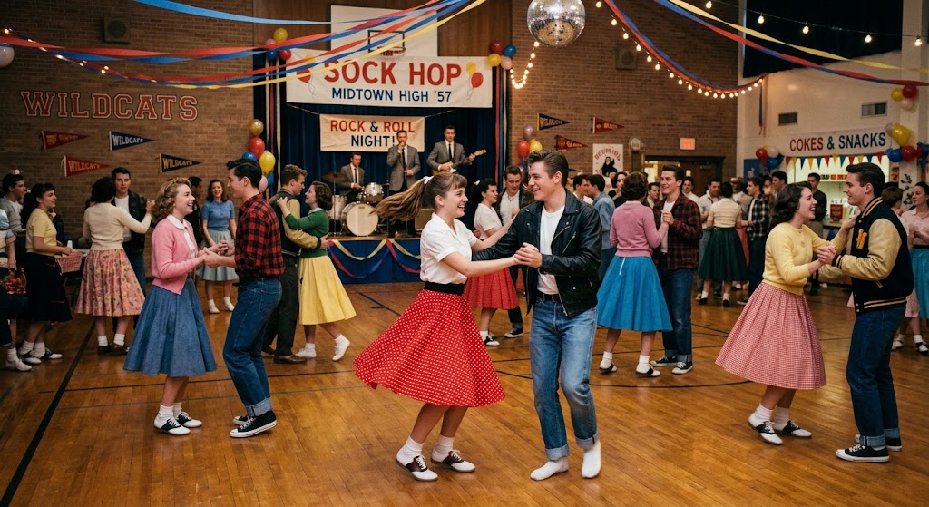 How dance videos have evolved over the years, from Sock Hops to AI Photo