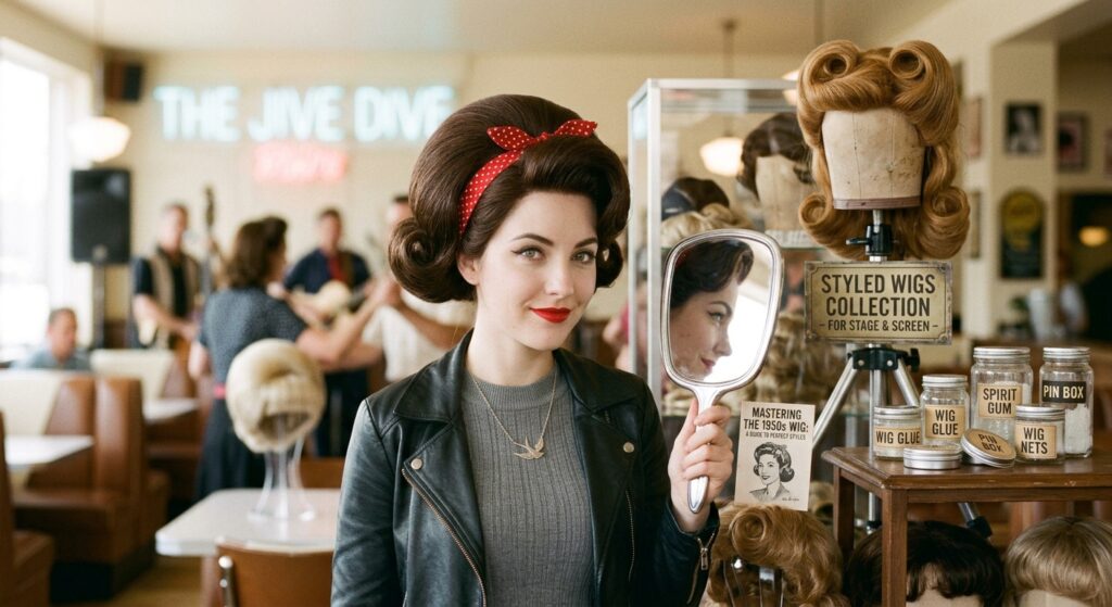 Get the Classic 1950s American Look Using Modern Wigs Modern wigs make it easy to recreate 1950 style