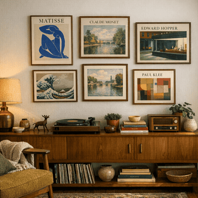Retro Prints for Everyday Decor Photo