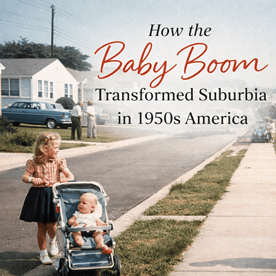 How the Baby Boom Changed Suburban Life in 1950s America Photo