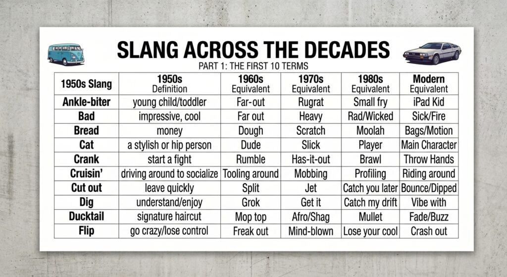 Slang Across The Decades Photo