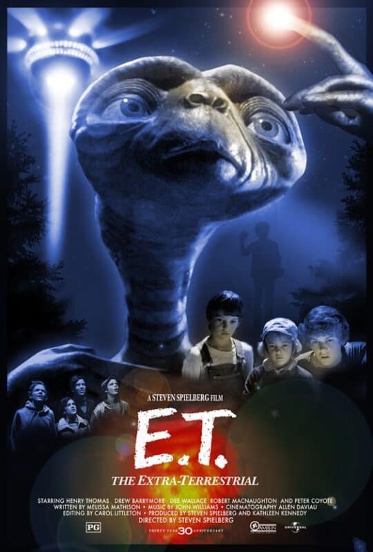 E.T. film poster.