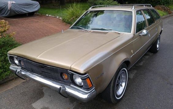 A brown 1972 Hornet.