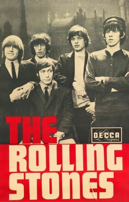 The Rolling Stones poster.