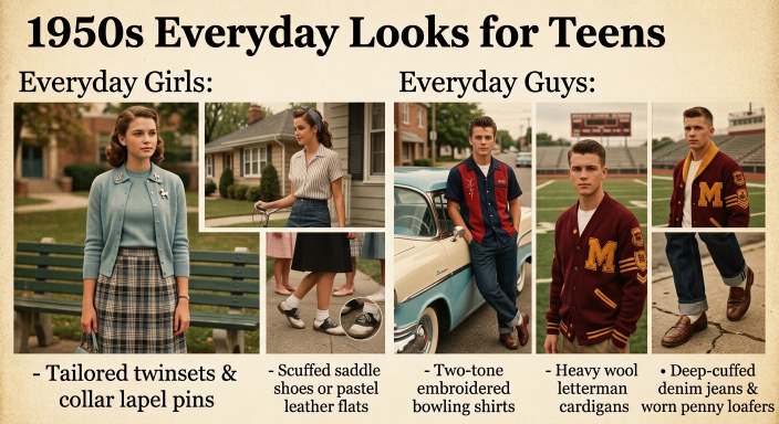 From Saddle Shoes to Bell-Bottoms: What Teens Actually Wore from 1950 to 1979 From Saddle Shoes to Bell-Bottoms: What Teens Actually Wore from 1950 to 1979 Photo