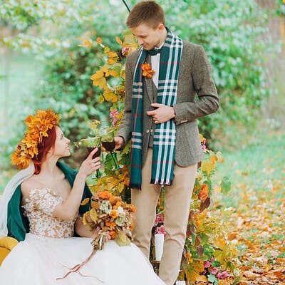 10 Ideas For Fab 1950s Terracotta & Orange Wedding Theme Photo