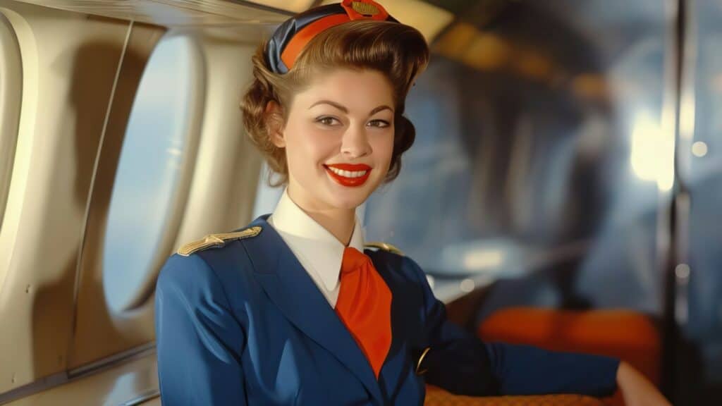 Air Travel in the 1950s vs. Today Photo