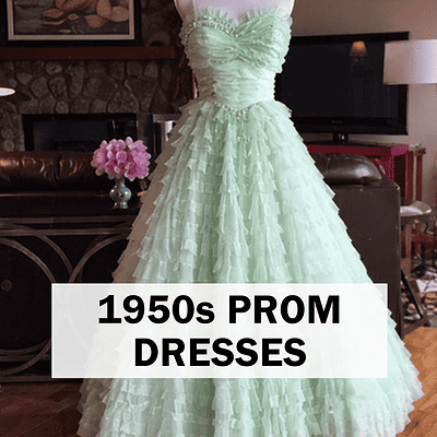 1950s Prom Dresses: Styles, Fabrics & Trends Guide Photo